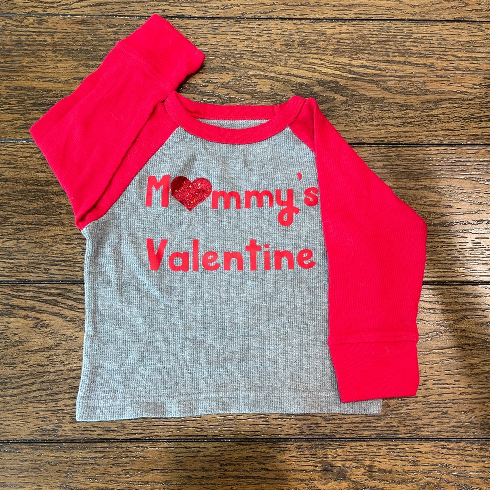 EUC The Children’s Place Baby Boy Valentine’s Day Shirt